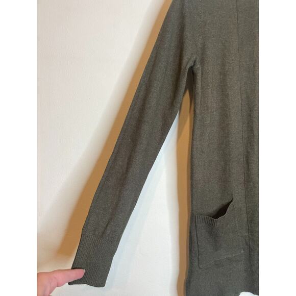 Pink Clover Womens Pullover Open Front Cardigan Sweater Long Sleeve XS Green - Picture 5 of 9